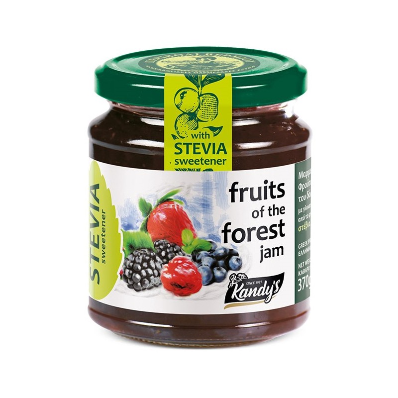 Extra Jam 6 Fruits of the Forest Stevia 370g